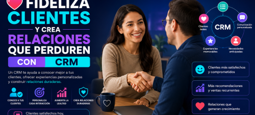 Fideliza clientes y crea relaciones que perduren con CRM